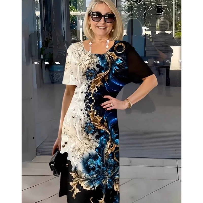 The Rosalia | Relaxed Floral Midi