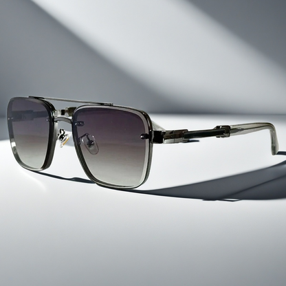 Skyline Verge Aviator Glasses — Square Frame in Tone