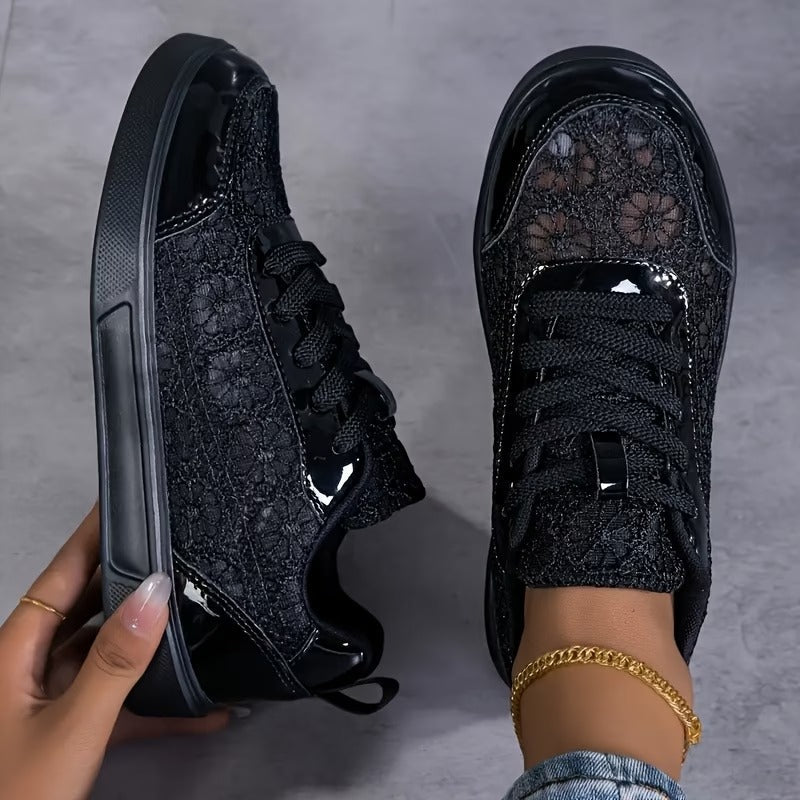 Women’s Mesh Sports Sneakers - Comfortable Everyday Use