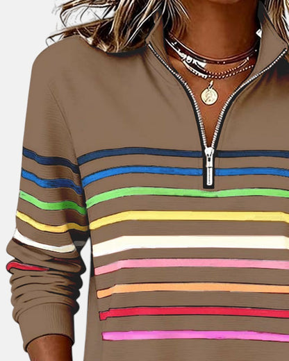 Nina Jumper - Comfortable Striped Jumper