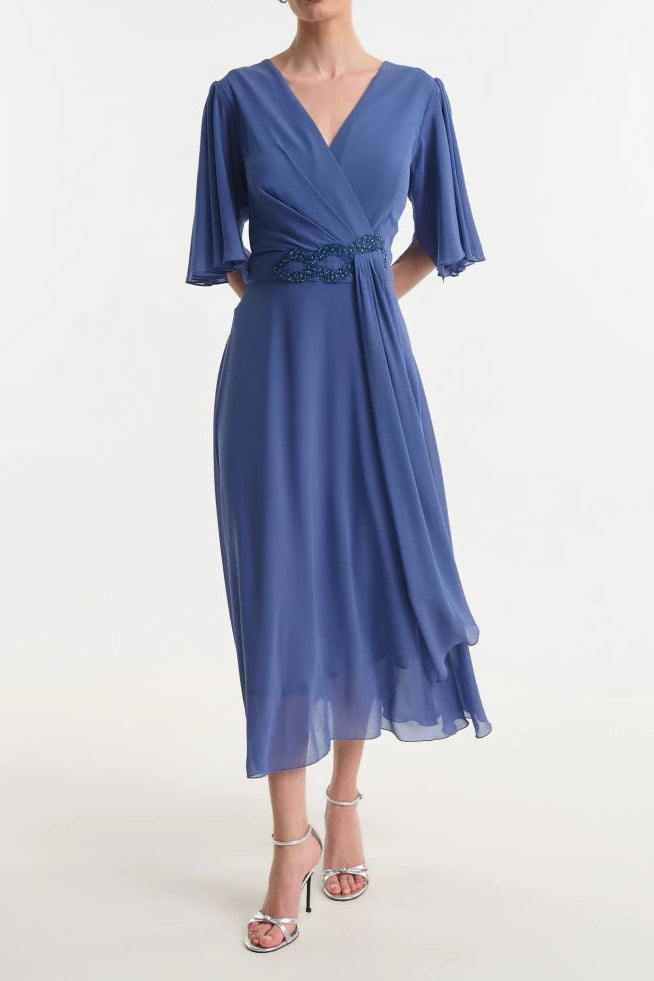 Flowing Midi Dress – Elegant Feminine Grace