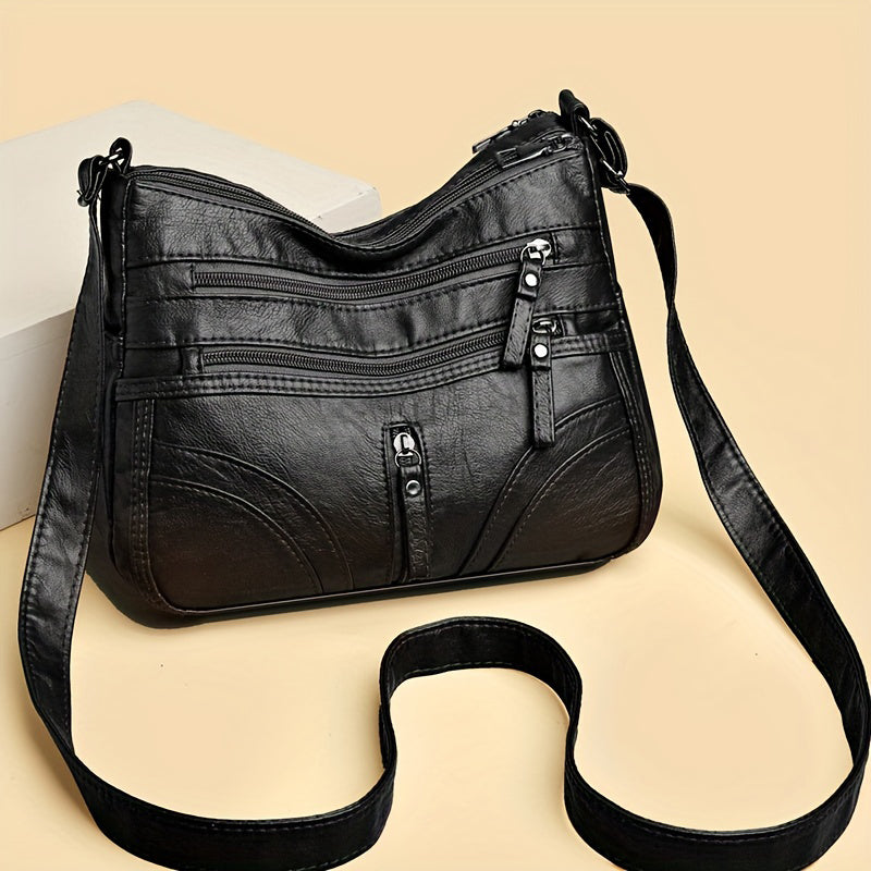 Casual Vintage Bag - Durable Shoulder or Crossbody Bag
