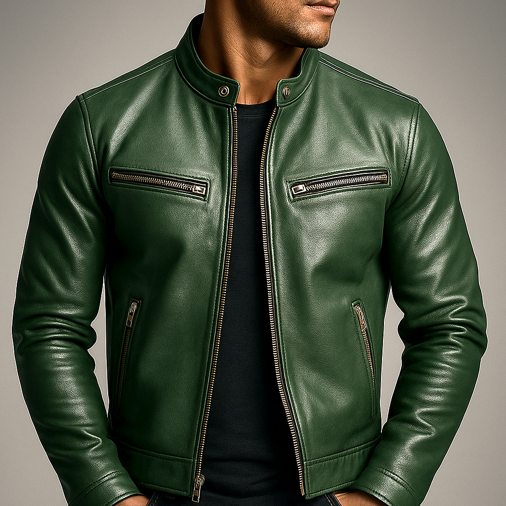 Vintage Leather Jacket - Durable Leather Jacket