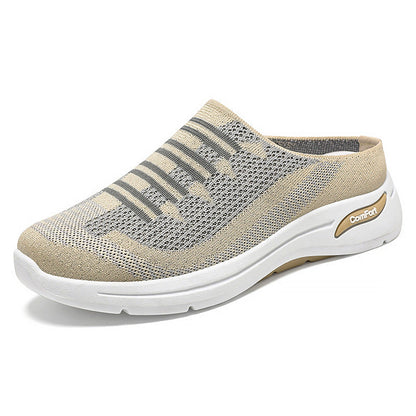 Comfortable and lightweight slip-on women's sneakers made of mesh