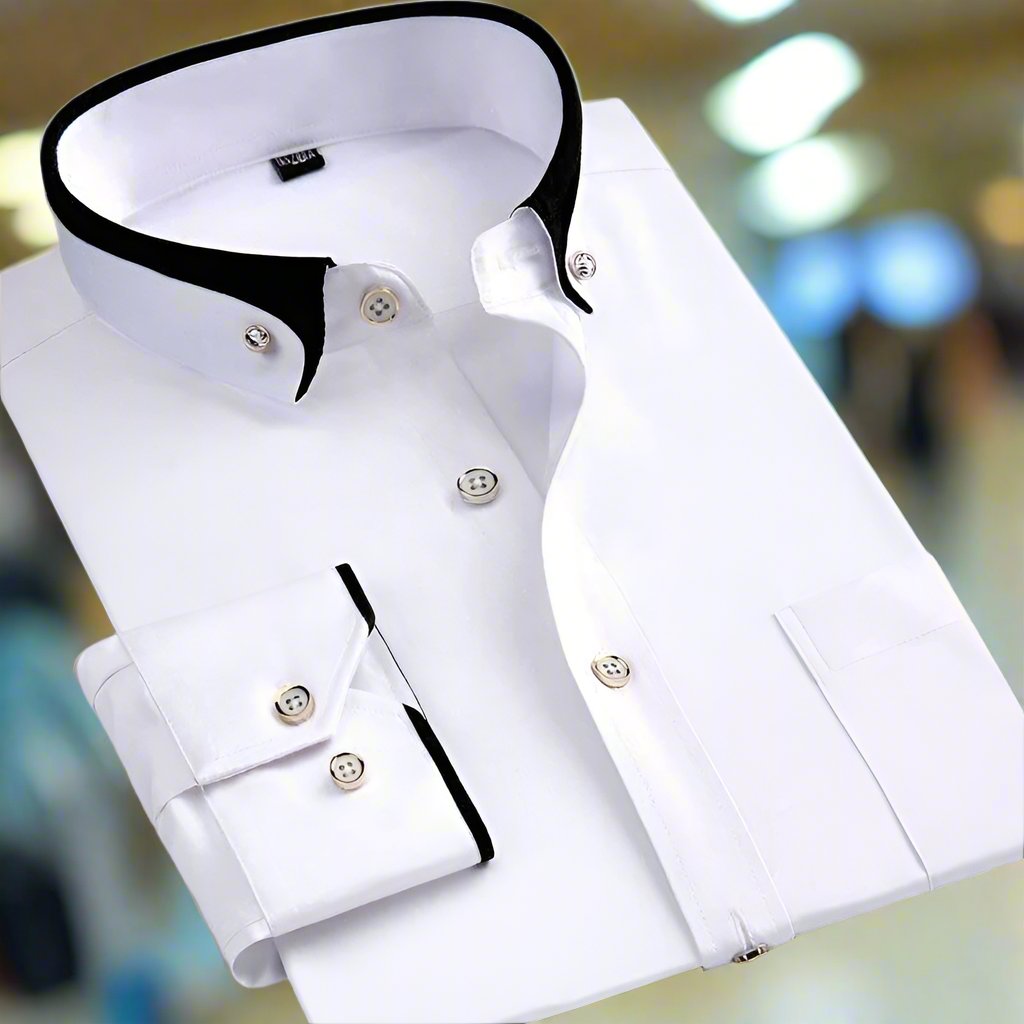 Albert: Classic Cotton Long Sleeve Shirt