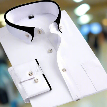 Albert: Classic Cotton Long Sleeve Shirt