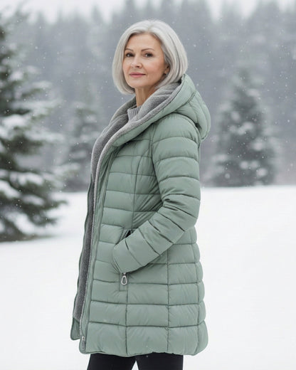 Elena - Comfortable Quilted Winter Coat