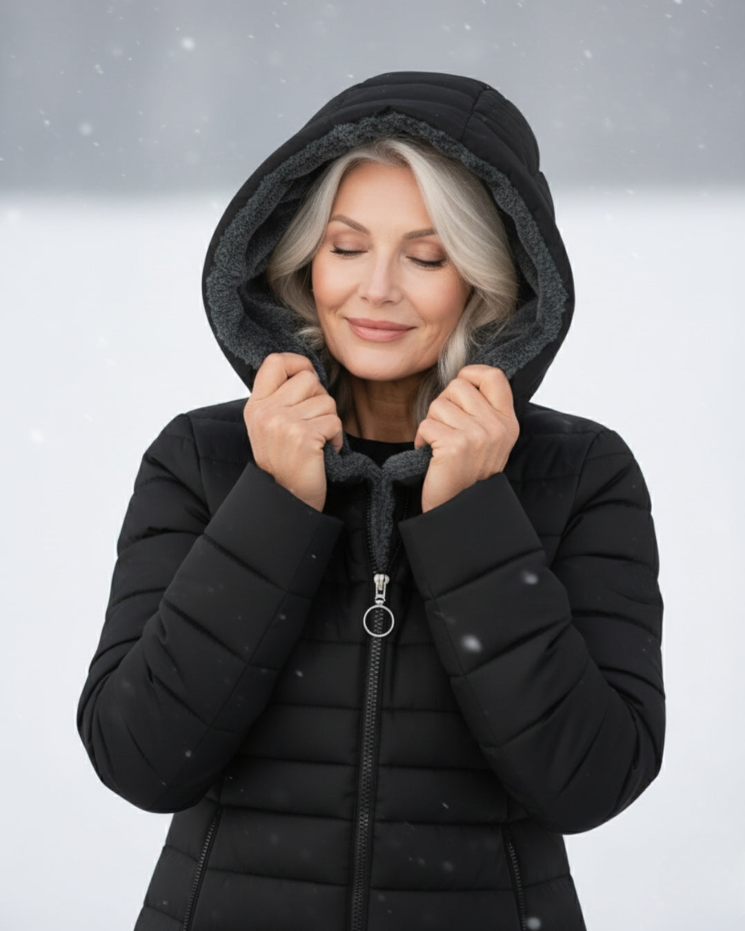 Elena - Comfortable Quilted Winter Coat