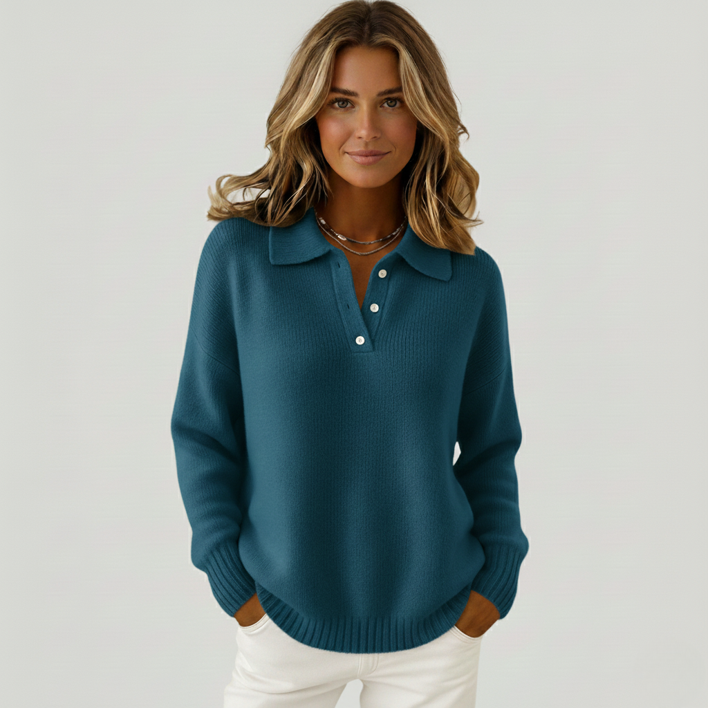 Clementine - Soft Soft sweater with collar
