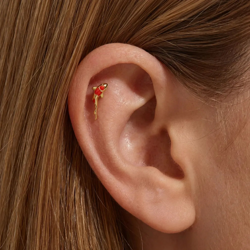 Koi Stud Earrings