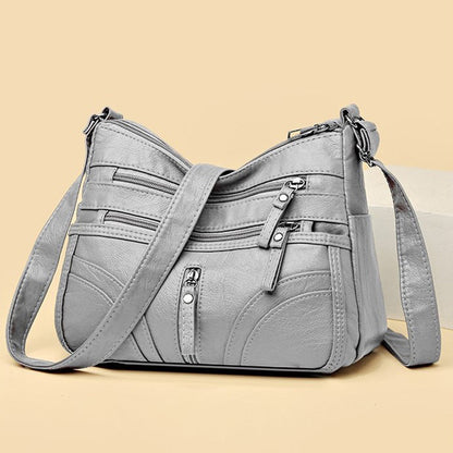 Casual Vintage Bag - Durable Shoulder or Crossbody Bag