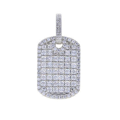 Gold Diamond Dog Tag