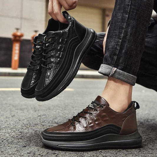 Premium Leather Sneakers Effortless Comfort