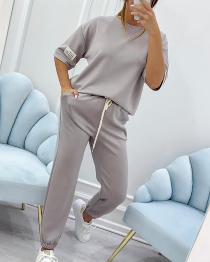 Women's Casual Set - Effortless Stylish Top and Pants