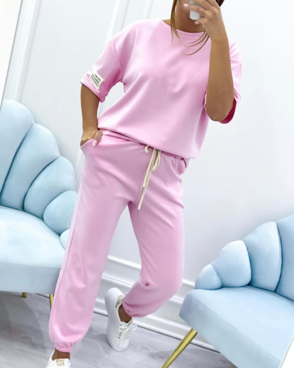 Women's Casual Set - Effortless Stylish Top and Pants