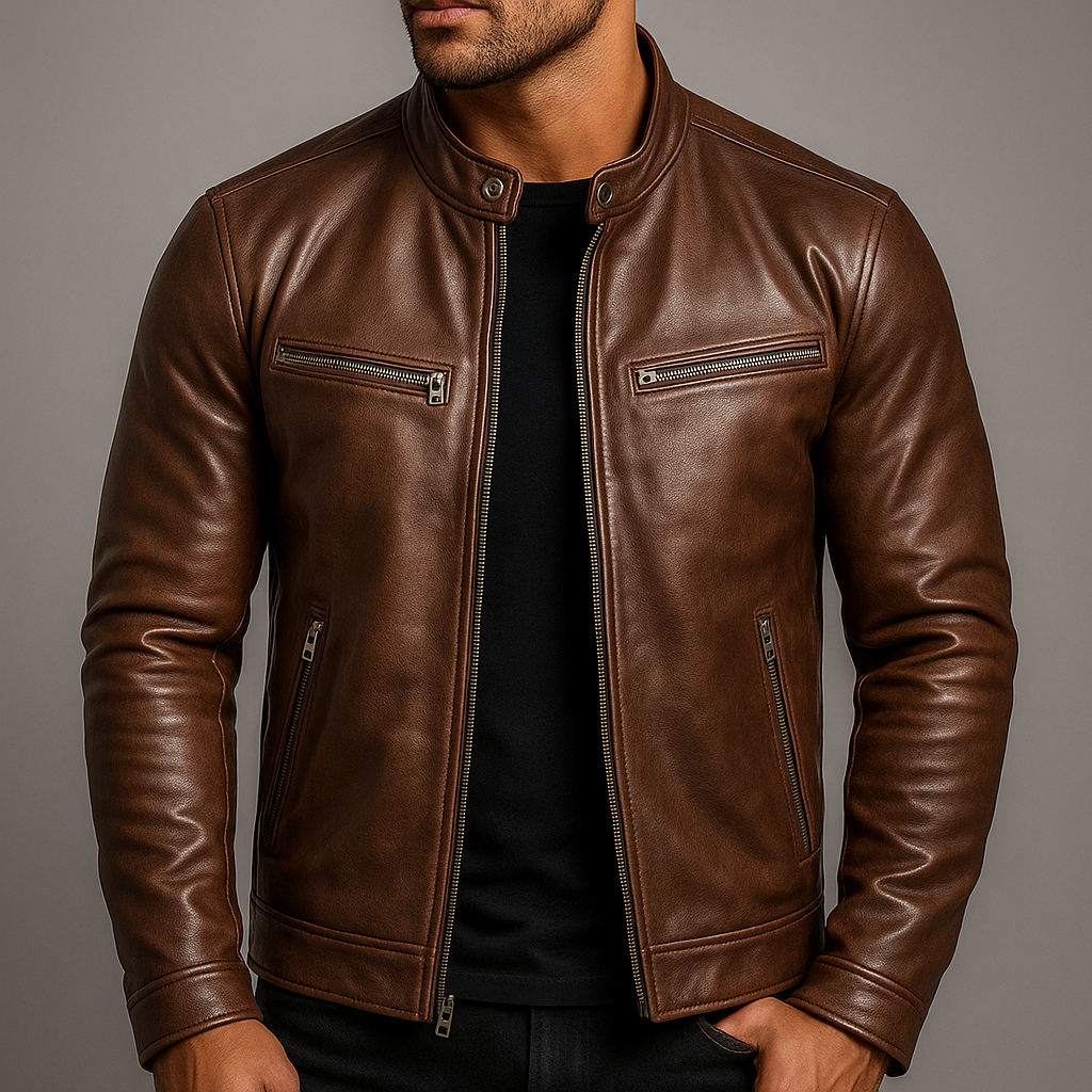 Vintage Leather Jacket - Durable Leather Jacket