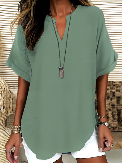 Solvène | Relaxed Women's Leisure Blouse