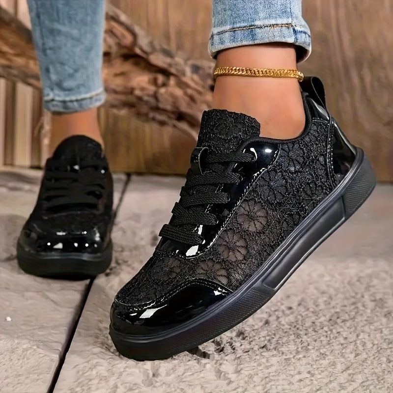 Women’s Mesh Sports Sneakers - Comfortable Everyday Use