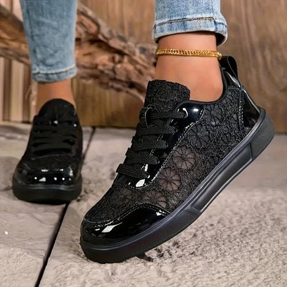Women’s Mesh Sports Sneakers - Comfortable Everyday Use