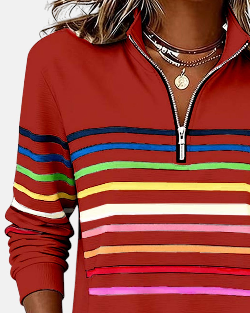 Nina Jumper - Comfortable Striped Jumper