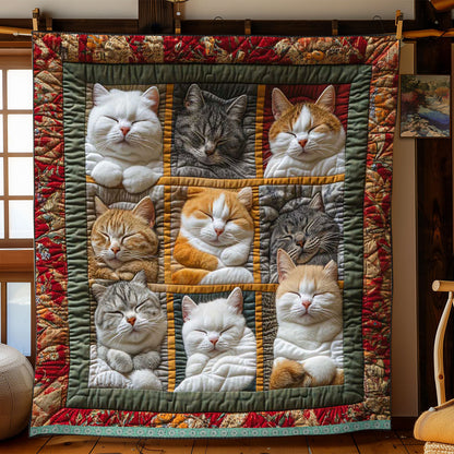 Cozy Blanket - Exceptional Comfort with 9 Sleeping Royal Cats