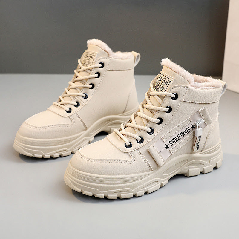 Waterproof Lace-Up Ankle Boots - Exceptional Quality