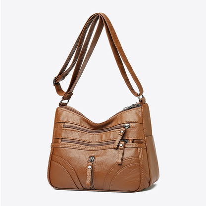 Casual Vintage Bag - Durable Shoulder or Crossbody Bag