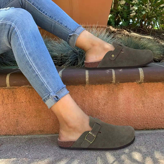Suvela — Suede Slide Sandal