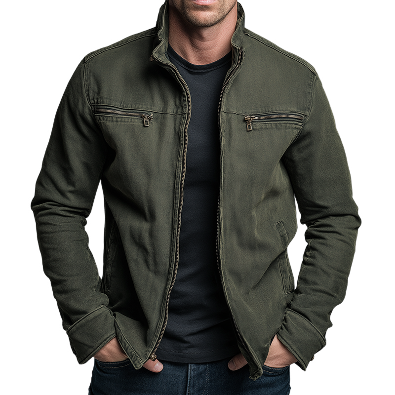 Gertrud Vintage Cotton Zip Jacket