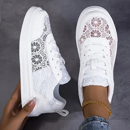 Women’s Mesh Sports Sneakers - Comfortable Everyday Use