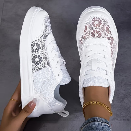Women’s Mesh Sports Sneakers - Comfortable Everyday Use