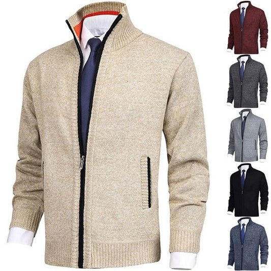 Sebastian - Stylish Zipper Knitted Sweater for Men
