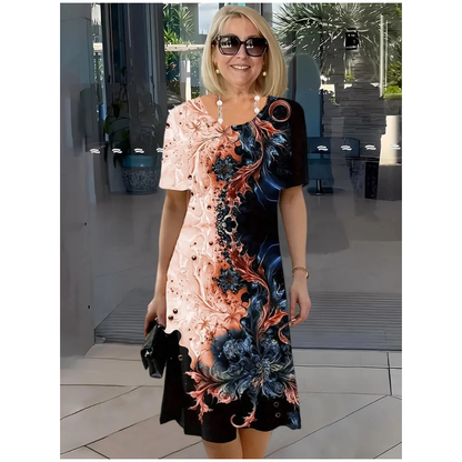 The Rosalia | Relaxed Floral Midi