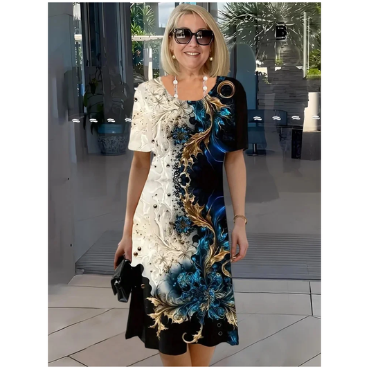 The Rosalia | Relaxed Floral Midi