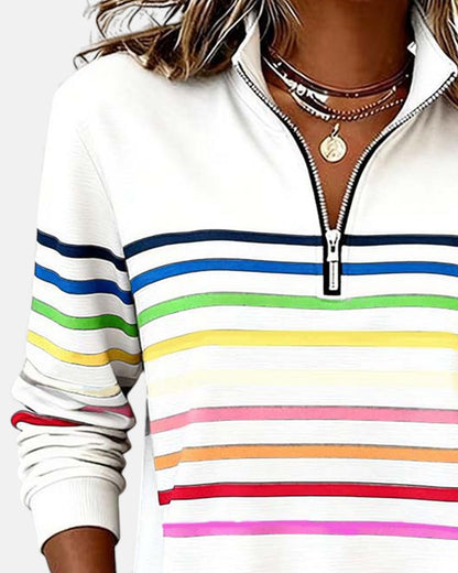 Nina Jumper - Comfortable Striped Jumper