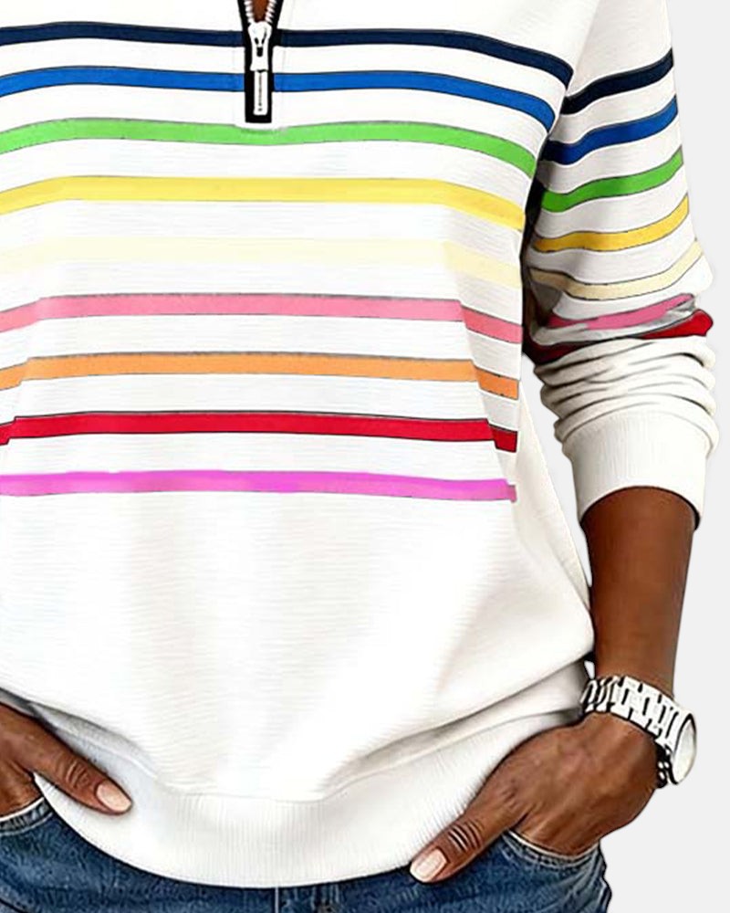 Nina Jumper - Comfortable Striped Jumper