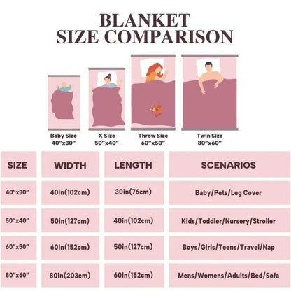 Lovely Cozy Flannel Blanket - Exceptional Durability Blanket