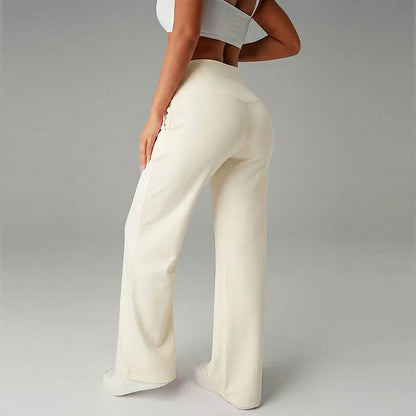 Women's Solid Color Straight Leg Pants