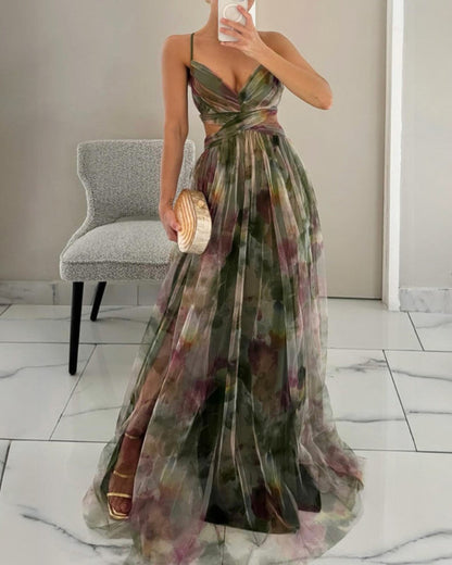 Floral Elegance - Timeless Maxi Dress
