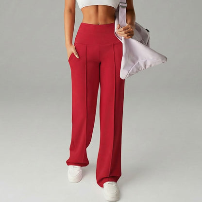 Women's Solid Color Straight Leg Pants