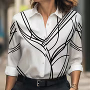Casual Vintage Shirt - Comfortable Cotton-Polyester Blend Shirt