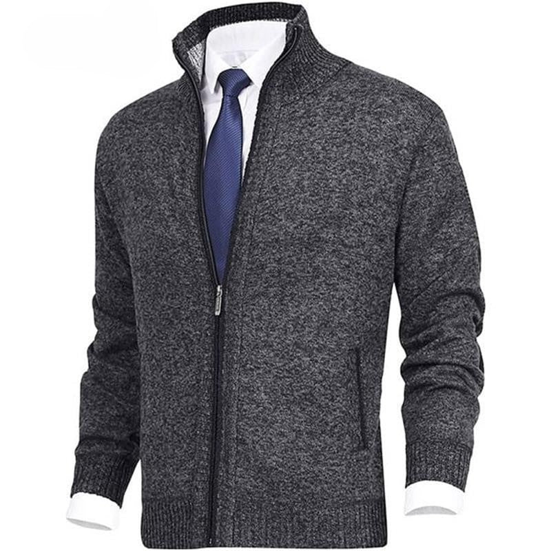 Sebastian - Stylish Zipper Knitted Sweater for Men