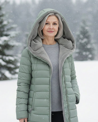 Elena - Comfortable Quilted Winter Coat