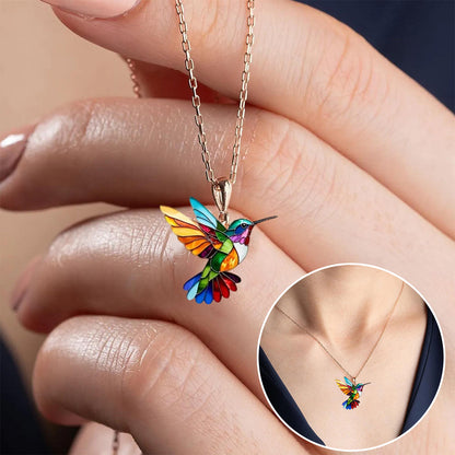 Hummingbird Necklace - Unique Jewelry
