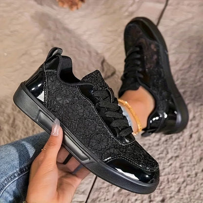 Women’s Mesh Sports Sneakers - Comfortable Everyday Use