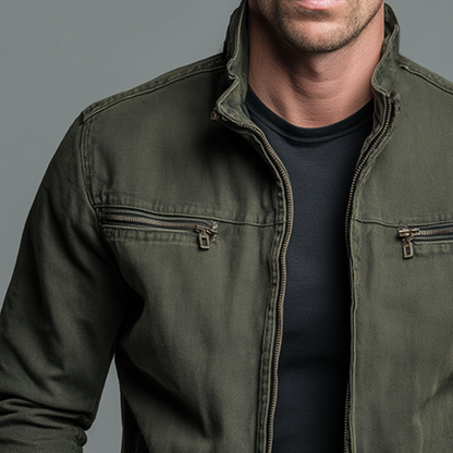 Gertrud Vintage Cotton Zip Jacket