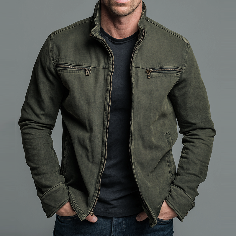 Gertrud Vintage Cotton Zip Jacket