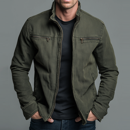 Gertrud Vintage Cotton Zip Jacket