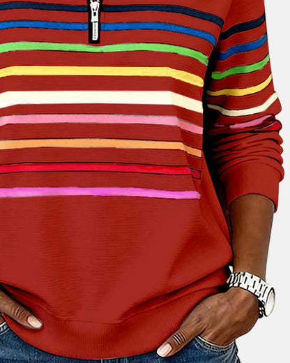 Nina Jumper - Comfortable Striped Jumper