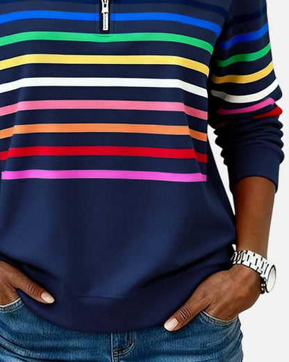 Nina Jumper - Comfortable Striped Jumper